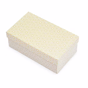 2 Pcs Big Laddoo Box - Golden Jaal