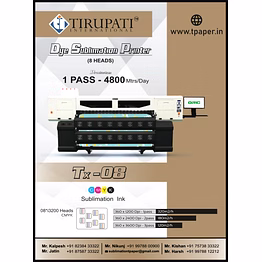tirupati international dye sublimation printer - tx08