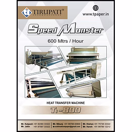tirupati international heat tranfer machine - ti800