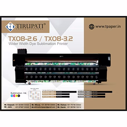 tirupati international tx08-3.2 - wider width sublimation printer
