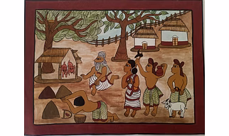 JHARKHAND TRIBLE PAITKAR PAINTING