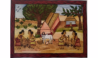 JHARKHAND TRIBLE PAITKAR PAINTING