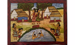 JHARKHAND TRIBLE PAITKAR PAINTING