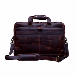 lavaish full-grain leather briefcase for men and women-laptop bag with leather computer compartment best office satchel bag