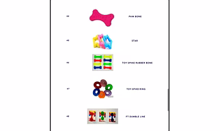 Rubber pet toys