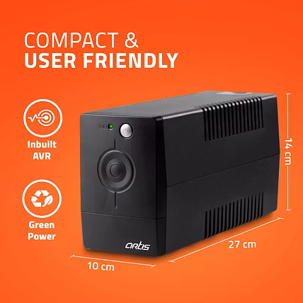 Artis UPS | 600VA Line Interactive UPS with BIS Certified-2