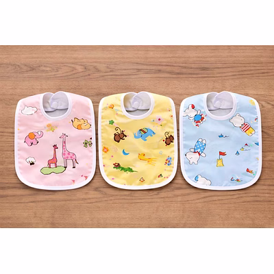 waterproof cotton baby bib for stylish protection - cemonisha