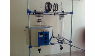 Borosilicate Glass Simple Distillation Unit
