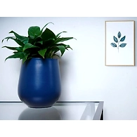 Blue Metal Pot
