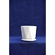 Tapered Ceramic Pot with Saucer-1-sm