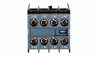 Siemens Auxiliary Contact, 4 Contact, 2NO + 2NC, Snap-On, Sirius Innovation 3RH2