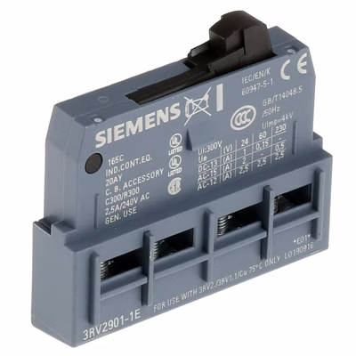 siemens auxiliary switch 1no+1nc