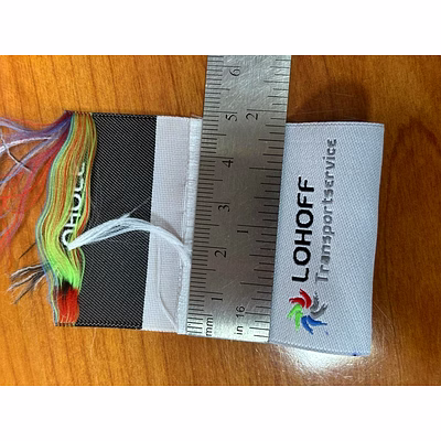 customized woven labels - 10000 moq onwards (2 color onwards)