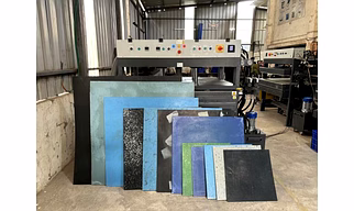 Automatic Hydraulic Sheet Press System (1.5x1.5 Meter) for recycled plastic sheet