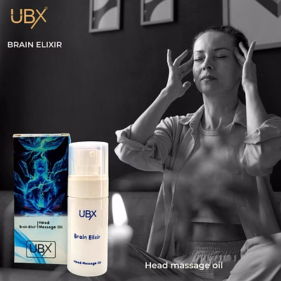 ubx brain elixir head massage oil