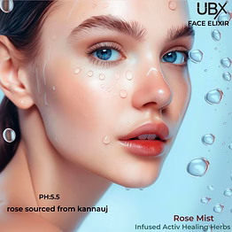ubx face elixir rose mist infused active healing herbs