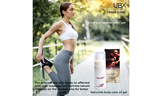 UBX Pain elixir/body massage oil