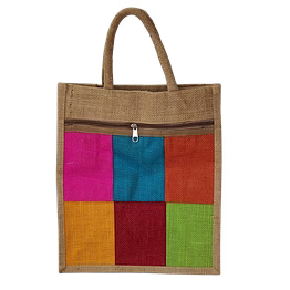 jute shopping bag / lunch bag