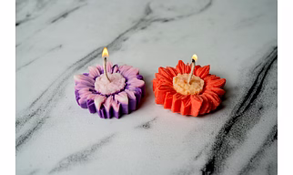 Sunflower Candle