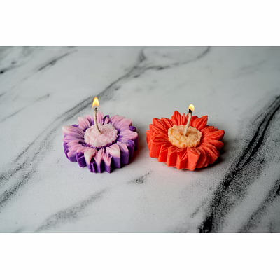 sunflower candle
