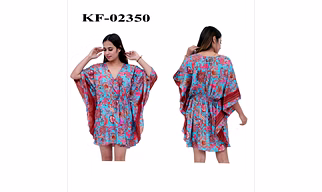 Poly Silk Kaftan Short