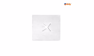 NIDY® Disposable Massage Face Cushion Covers Cradle Sheet for Hospital, Clinic, SPA, Salon, Hotel, Travel (Medical Grade Non-woven Certified Fabric)- 40x40 CM [NW-5-XCUT-40x40-BO]