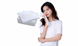 NIDY® Disposable Towel for Hospital, Clinic, SPA, Salon, Hotel, Travel (Medical Grade Non-woven Certified Fabric)- 20X20 CM [NW-21-20x20-DO]