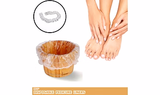 NIDY® Disposable Pedicure Liners for Hospital, Clinic, SPA, Salon, Hotel, Travel (Medical Grade Non-woven Certified Fabric)- 118X118 CM [NW-28