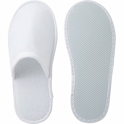 nidy® disposable slippers for hospital, clinic, spa, salon, hotel, travel (medical grade non-woven certified fabric)- 9x27 cm [nw-29]