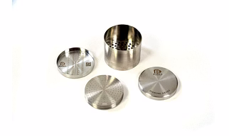 RUDRA 48mm 23 pleats Titanium Sieve Sorting Silver with full Numbers for Diamond jewellery tool measure gemstones