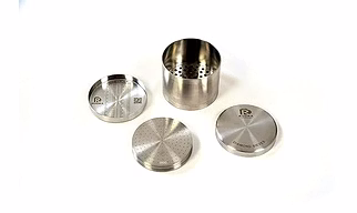 RUDRA 48mm Titanium Sieve for Precise Gemstone Sorting