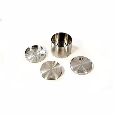 rudra 48mm titanium sieve for precise gemstone sorting