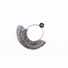 rudra ring sizer finger sizing measuring tool set - precision brass metal set