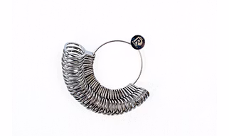 RUDRA Ring Sizer Finger Sizing Measuring Tool Set - Precision Brass Metal Set