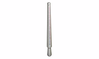 RUDRA Aluminum Ring Stick with International Markings - Professional Jewellery Measuring Tool