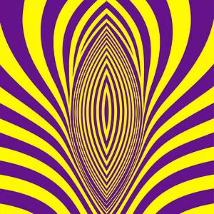 Meditation Illusion Art - Deep Focus Wall Decor