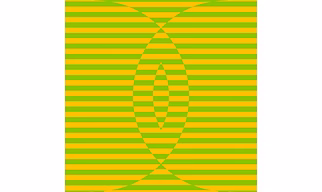 Relaxing Illusion Print for Mental Clarity and Calm