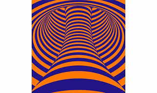 Stress-Reducing Wall Art - Optical Illusion Design