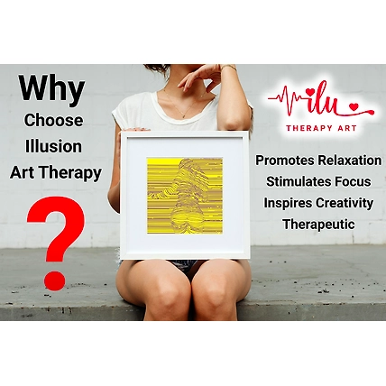 Focus &amp; Relief Illusion Artwork – Great for Therapy Spaces-2