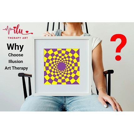 Cognitive Calm Poster – Relax with Visual Illusion-1
