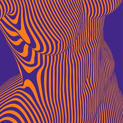 Illusion Print to Clear the Mind – Abstract Relaxation-12734809