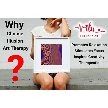 Illusion Print to Clear the Mind – Abstract Relaxation-1