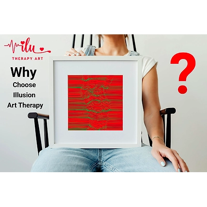 Tranquility Through Art – Optical Illusion Wellness Poster-1