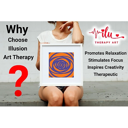 Visual Zen Poster – Anti-Stress Illusion Art Print-2