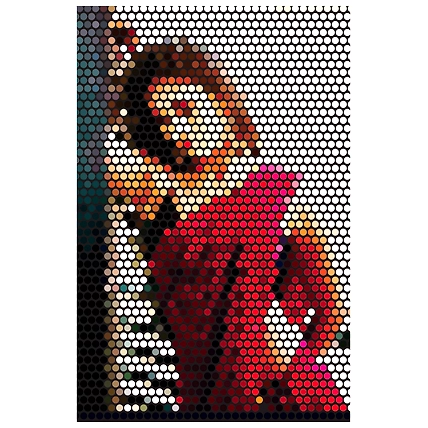 Geometric Pattern Art Print for Modern Wall Decor-12735799
