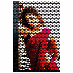Geometric Pattern Art Print for Modern Wall Decor