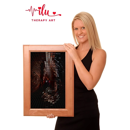 Repeating Shapes Wall Art - Visual Harmony Poster-2