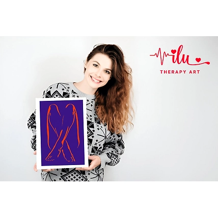 Bold Lines Pattern Print for Statement Walls-2