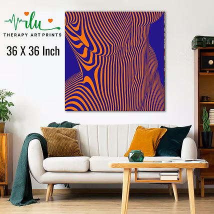 Illusion Print to Clear the Mind – Abstract Relaxation-2