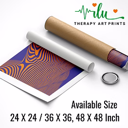 illusion print to clear the mind – abstract relaxation